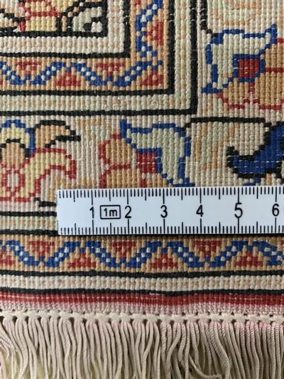 27131069c - 2 Lots Seiden Kayseri, Türkei, Mitte 20.Jhd, reine Naturseide, ca. 63 x 41 cm, EHZ:2 ...