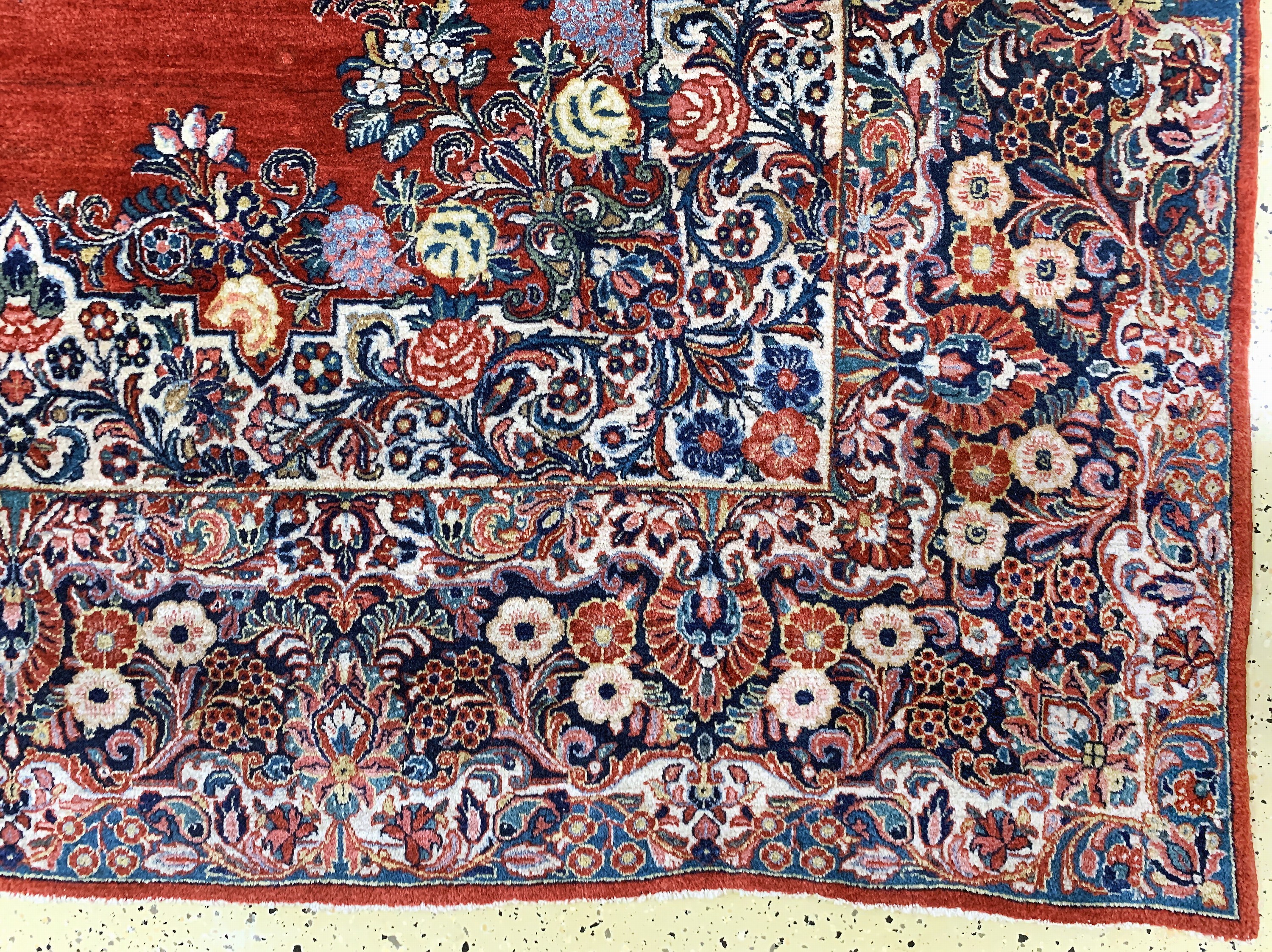 Detail a: Sarogh alt, Persien, Anfang 20.Jhd, Wolle auf Baumwolle, ca. 360 x 265 cm, EHZ: 2