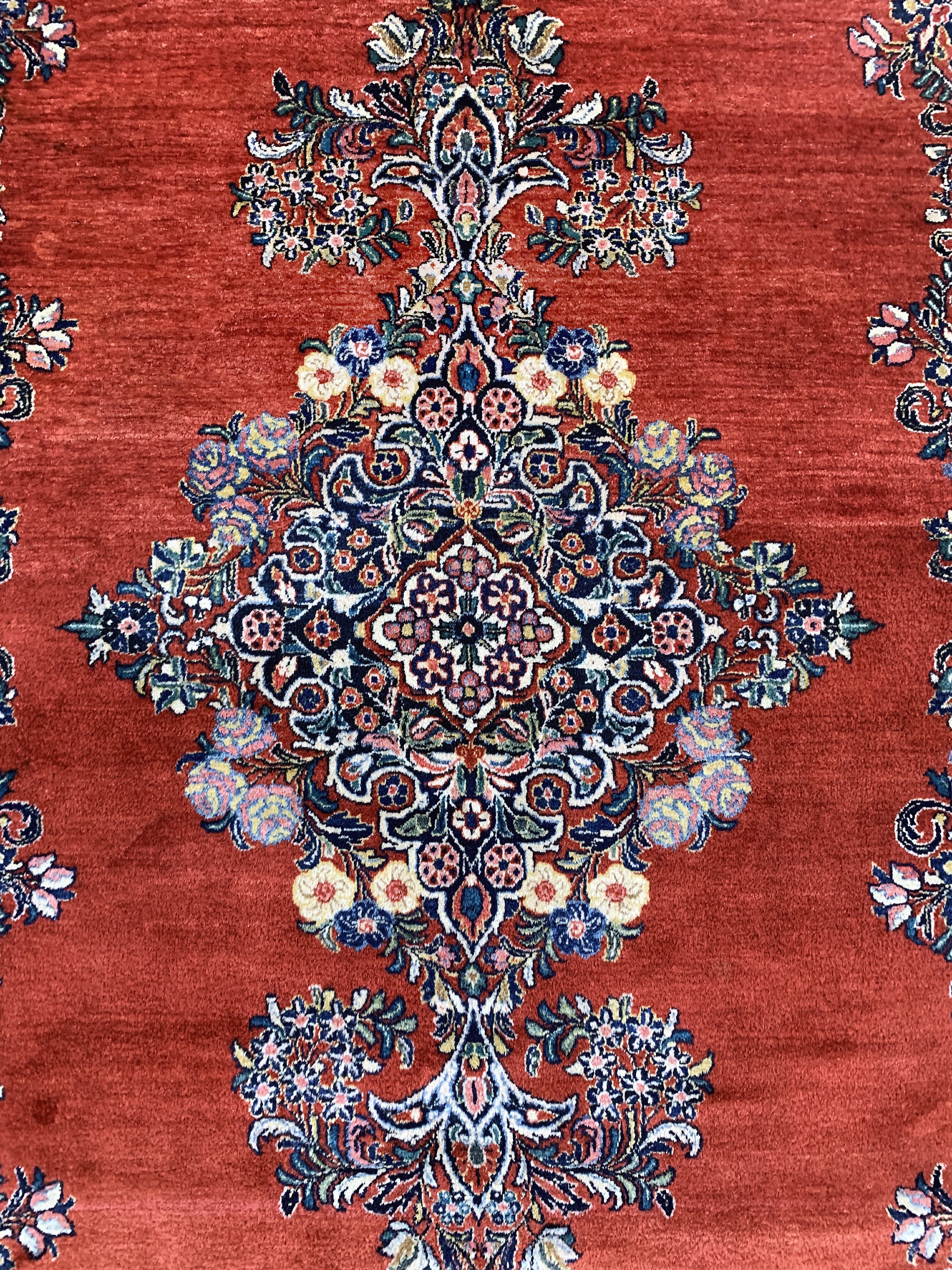 Detail d: Sarogh alt, Persien, Anfang 20.Jhd, Wolle auf Baumwolle, ca. 360 x 265 cm, EHZ: 2