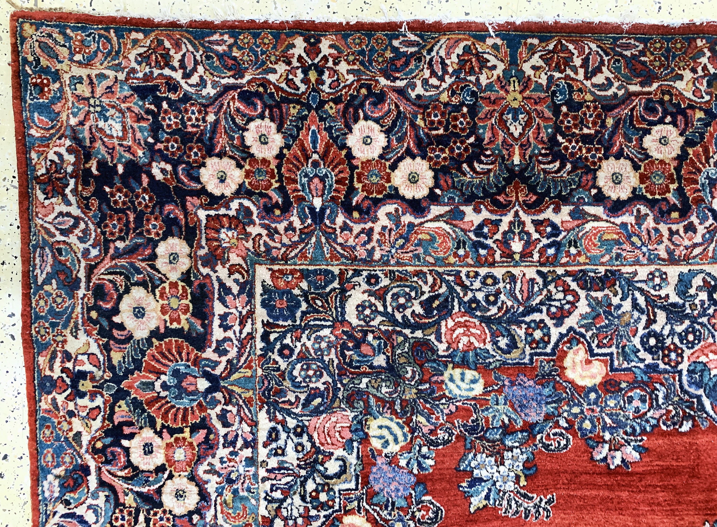 Detail g: Sarogh alt, Persien, Anfang 20.Jhd, Wolle auf Baumwolle, ca. 360 x 265 cm, EHZ: 2