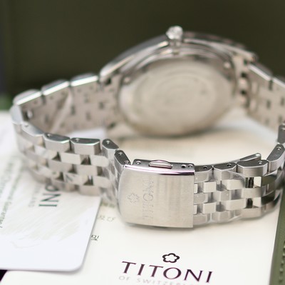27131137c - TITONI Airmaster ungetragene Herrenarmbanduhr Referenz 93909 S-342, Schweiz, Automatik, ...