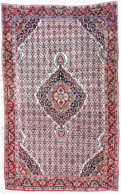 Image Bijar, Persia, mid-20th century, wool on cotton, approx. 277 x 175 cm, condition: 2 ...