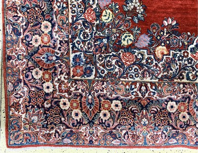 27131166b - Sarogh alt, Persien, Anfang 20.Jhd, Wolle auf Baumwolle, ca. 360 x 265 cm, EHZ: 2 ...