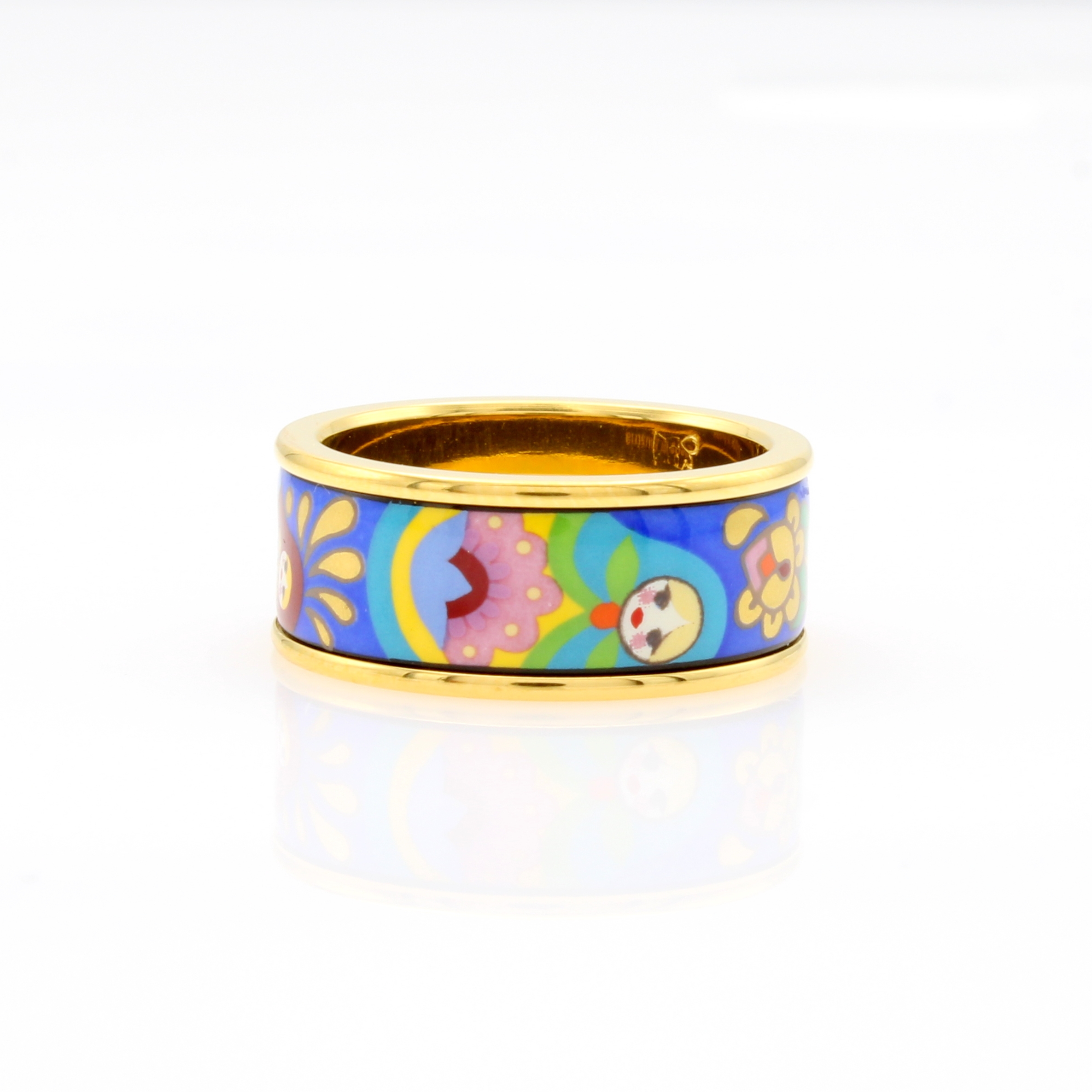 Image 27131396 - Frey Wille Ring Miss, Metall verg., ´Folkloric Masterpiece - My Matryoshka´, RW ca. 51, ...
