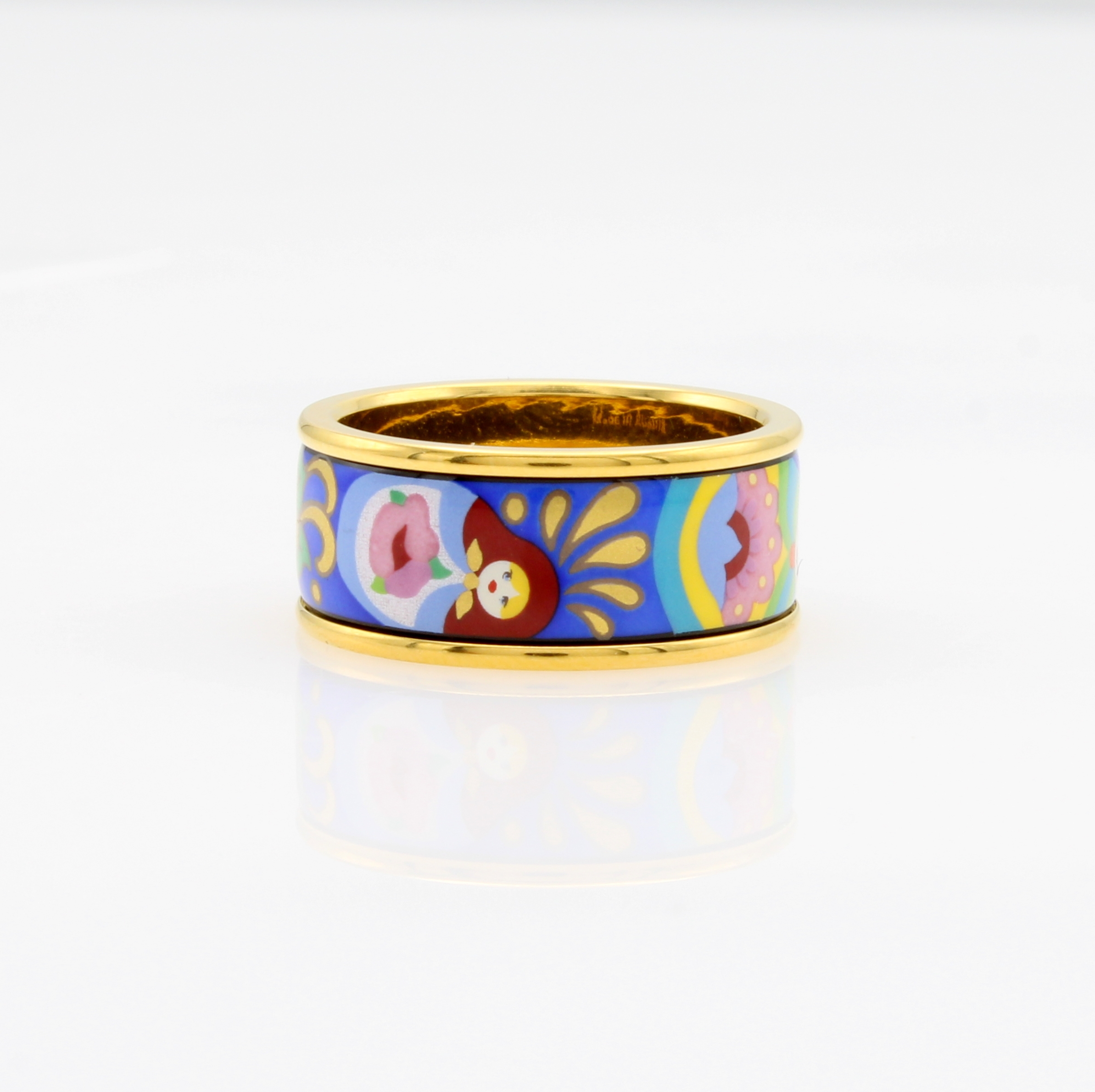 Image 27131398 - Frey Wille Ring Miss, Metall verg., ´Folkloric Masterpiece - My Matryoshka´, RW ca. 50, ...