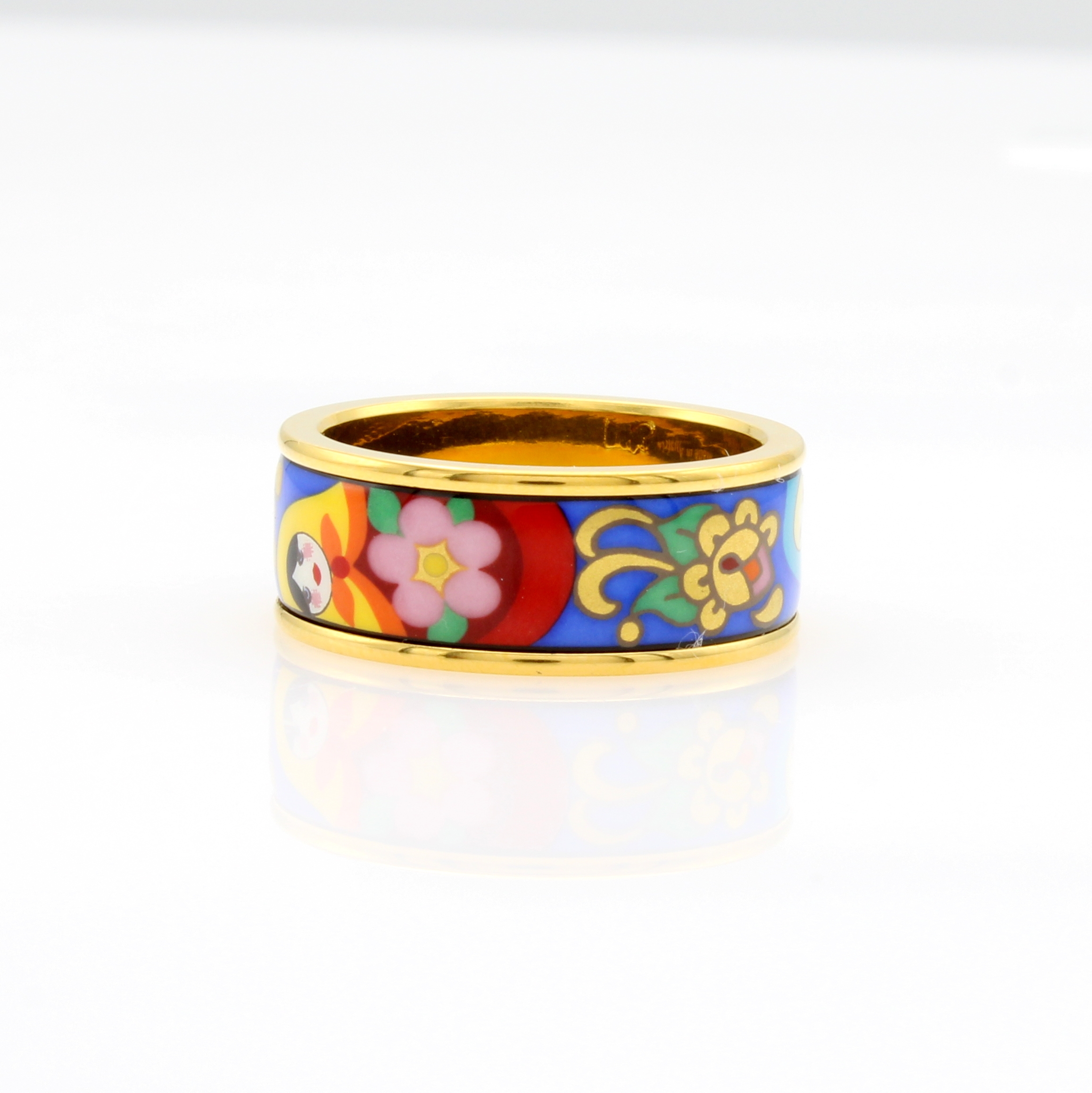 Image 27131399 - Frey Wille Ring Miss, Metall verg., ´Folkloric Masterpiece - My Matryoshka´, RW ca. 55, ...