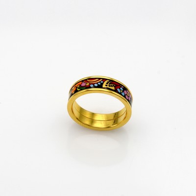 27131384a - Frey Wille Ring Ultra, Metall verg., ´Folkloric Masterpiece - Country Wedding´, RW ca. ...