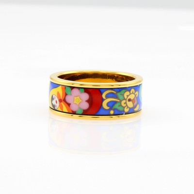 Image Frey Wille Ring Miss, Metall verg., ´Folkloric Masterpiece - My Matryoshka´, RW ca. 55, ...