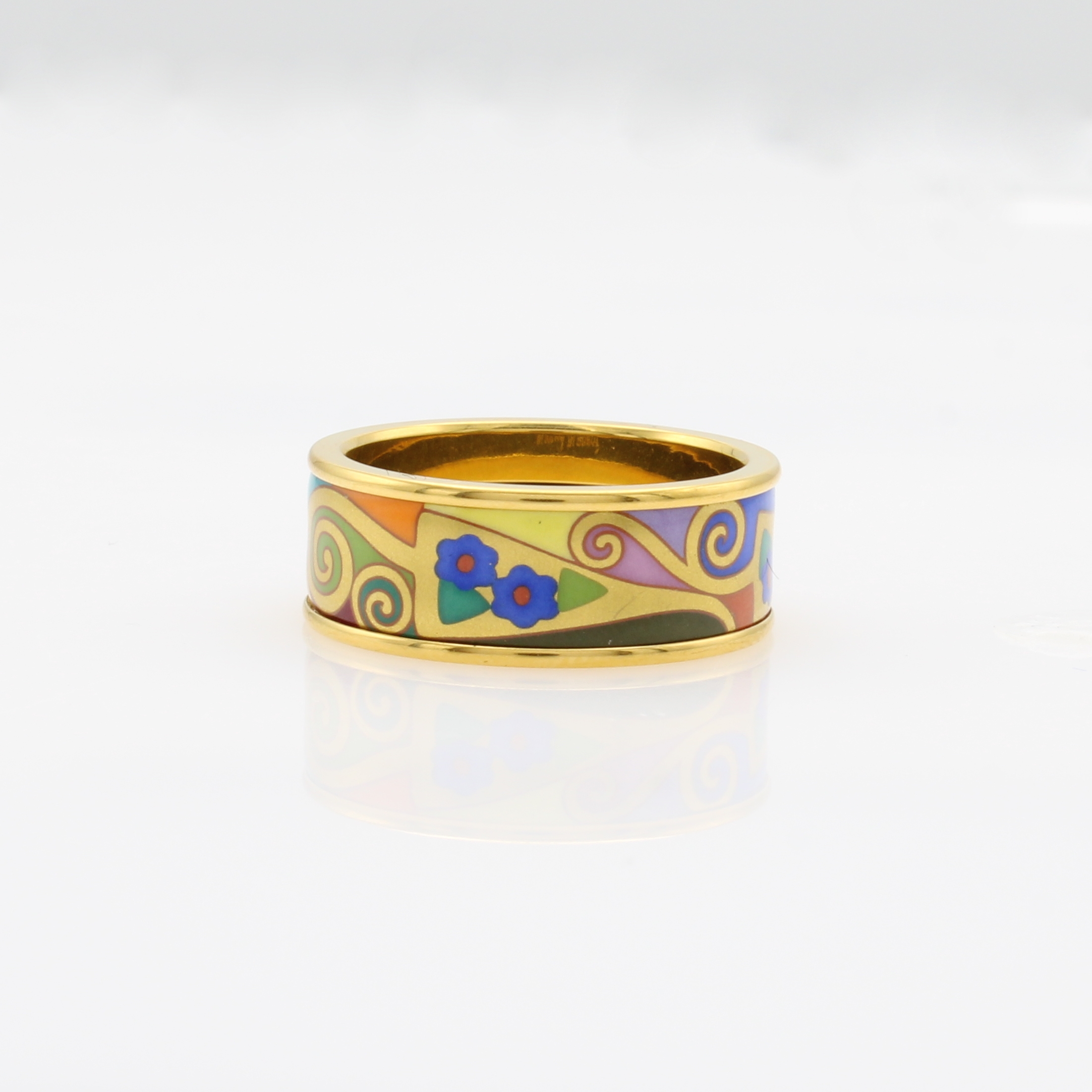 Image 27131416 - Frey Wille Ring Miss, Metall verg., ´Hope´, RW ca. 58, orig. Etui