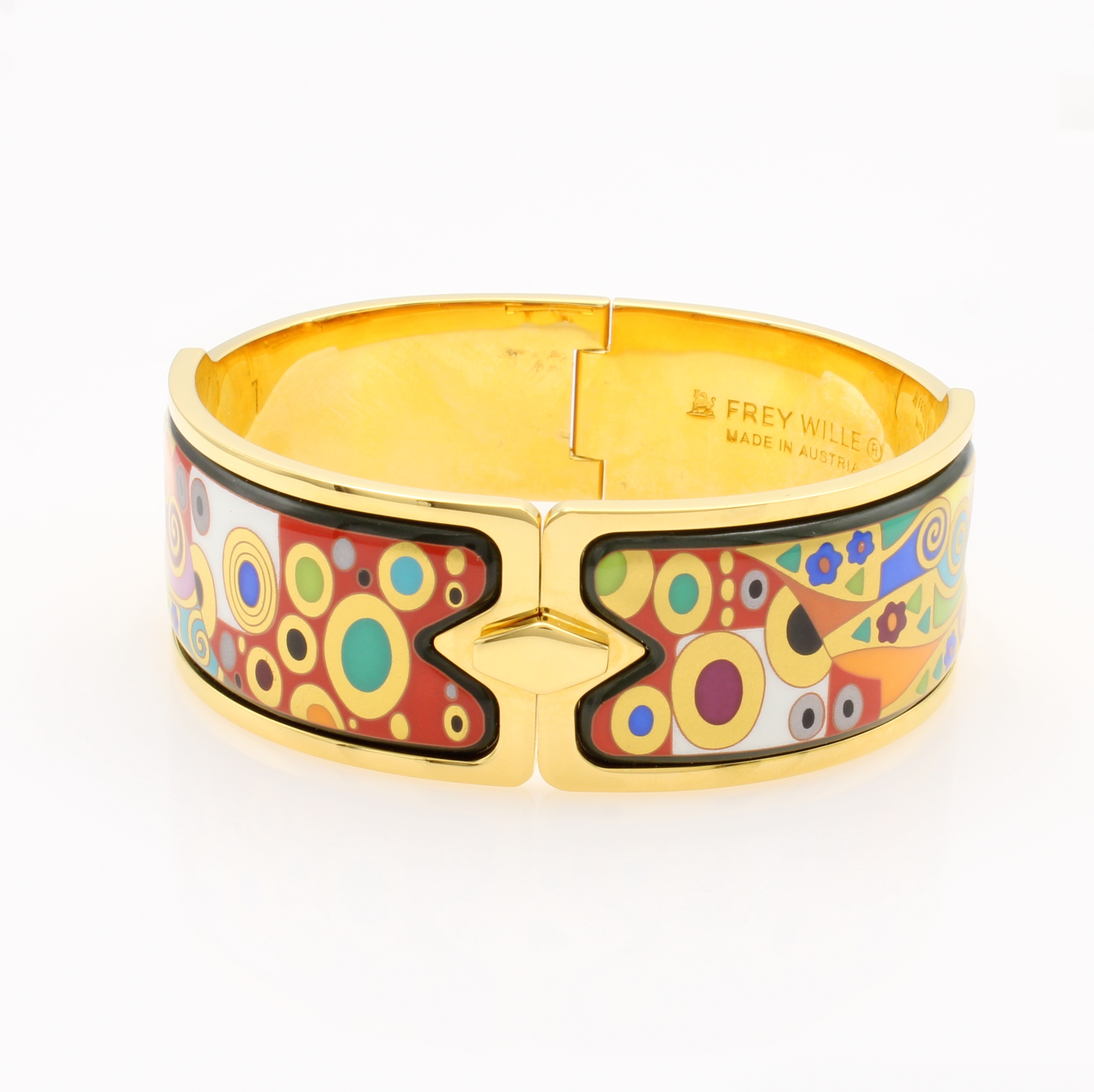 Image 27131424 - Frey Wille Armreif Royal, Metall verg., ´Hope´, m. Klappscharnier, M. ca. 49x59 mm, ...