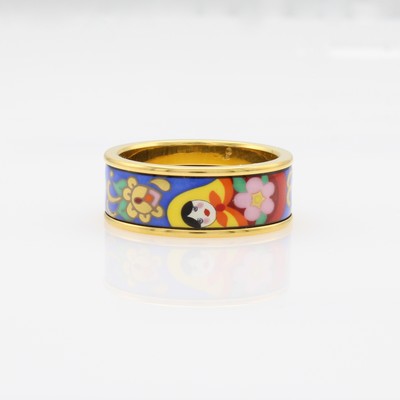 Image Frey Wille Ring Miss, Metall verg., ´Folkloric Masterpiece - My Matryoshka´, RW ca. 58, ...