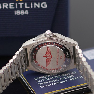 27131406e - BREITLING Chronomat GMT Chronometer ungetragene Herrenarmbanduhr Referenz A32398, ...