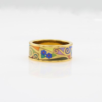Image Frey Wille Ring Miss, Metall verg., ´Hope´, RW ca. 58, orig. Etui
