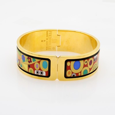 Image Frey Wille Armreif Regina, Metall verg., ´Hope´, m. Klappscharnier, M. ca. 49x59 mm, ...