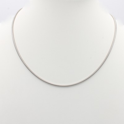 Image Frey Wille Schlangenkette, 925er Silber, rhod., L. ca. 43 cm, orig. Etui