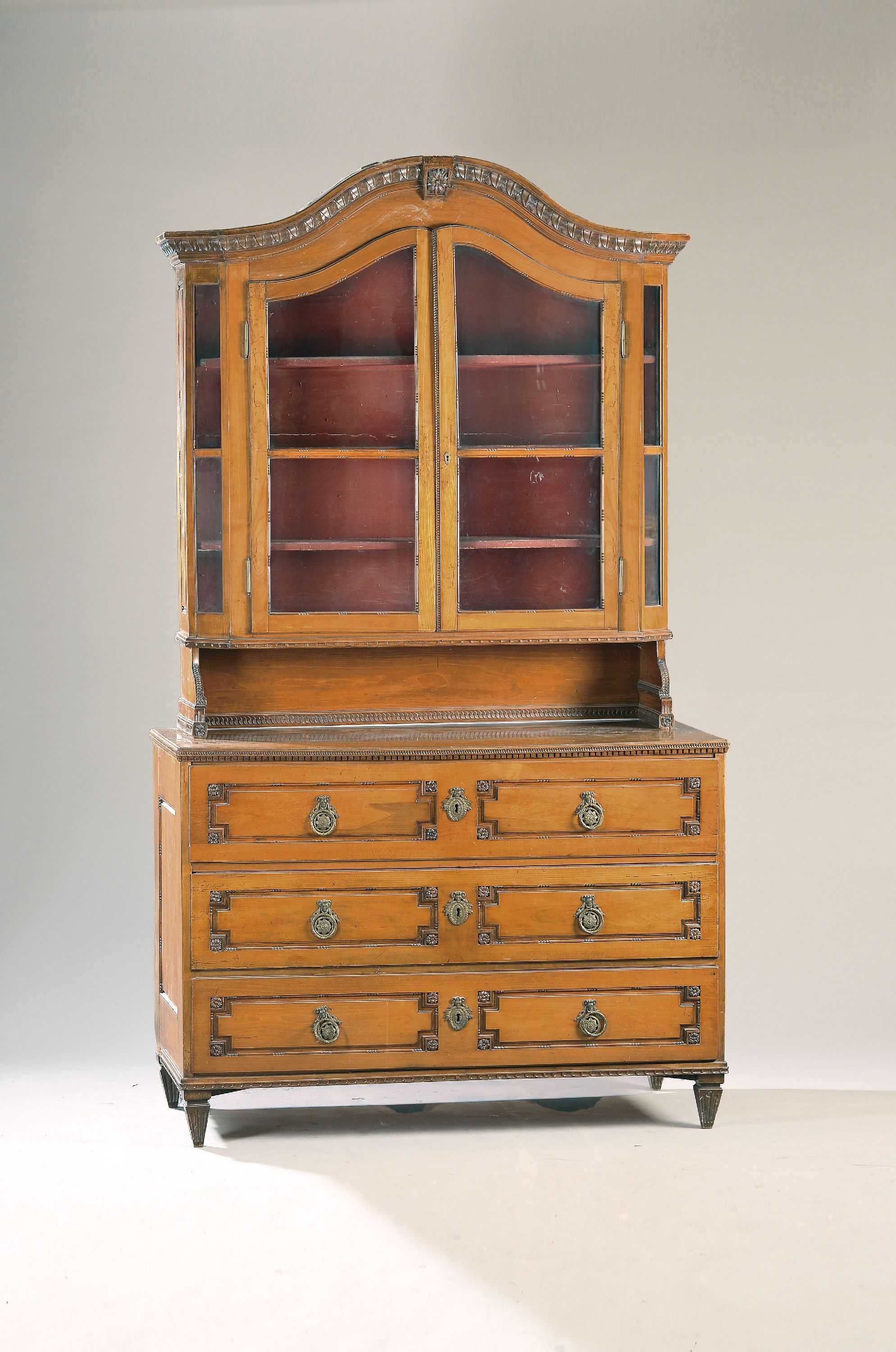 Image 27131562 - Louis-Seize Aufsatzvitrine, Frankreich, letztes Viertel 18.Jh., Kirschbaum, ...