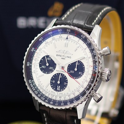 27131599a - BREITLING Navitimer B01 Chronometer ungetragener Herrenchronograph Referenz AB0138, ...