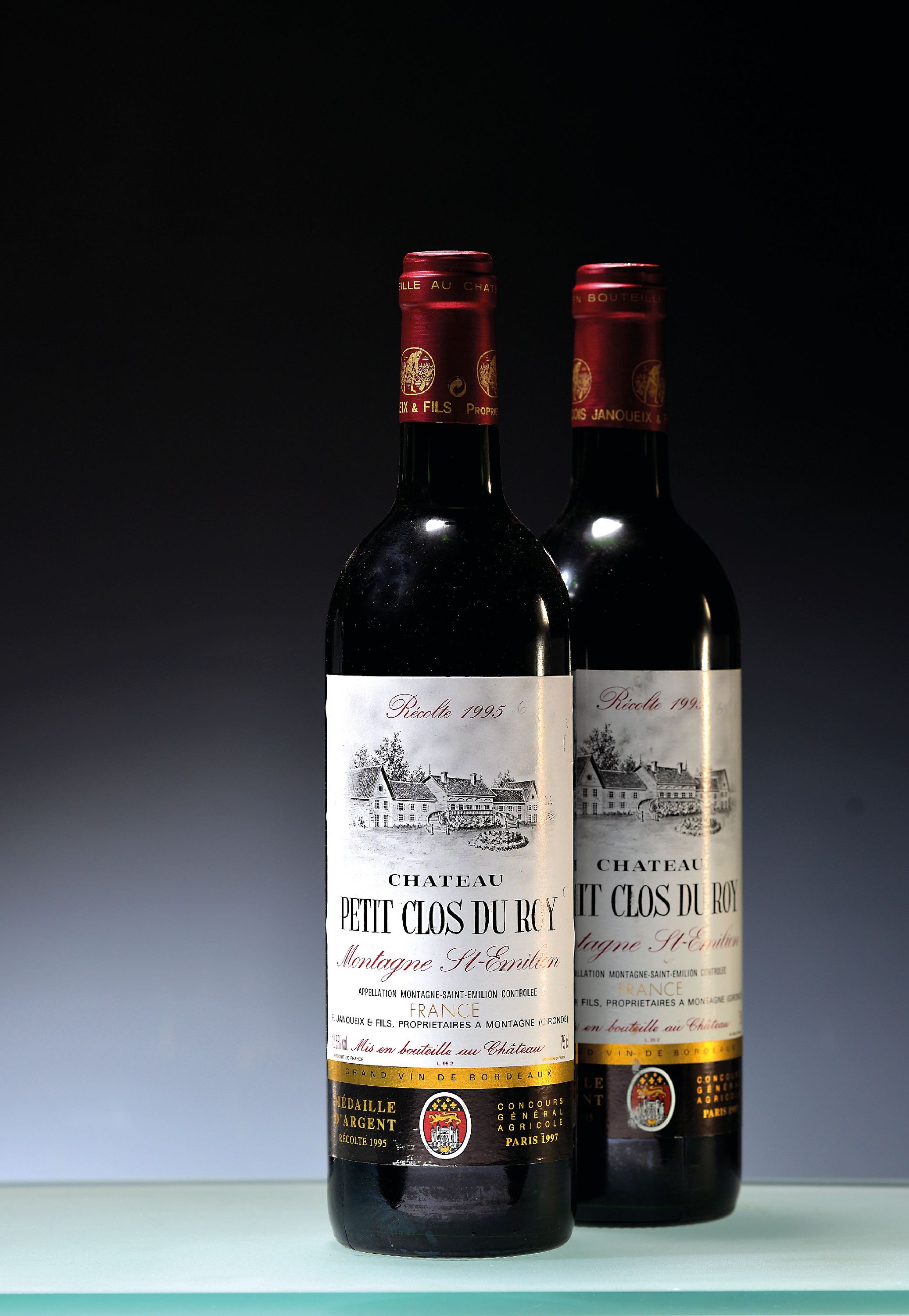 Image 27131608 - 5 Flaschen 1995 Chateau Petit Clos du Roy, Montagne-Saint-Emilion, je ca. 75cl, ...