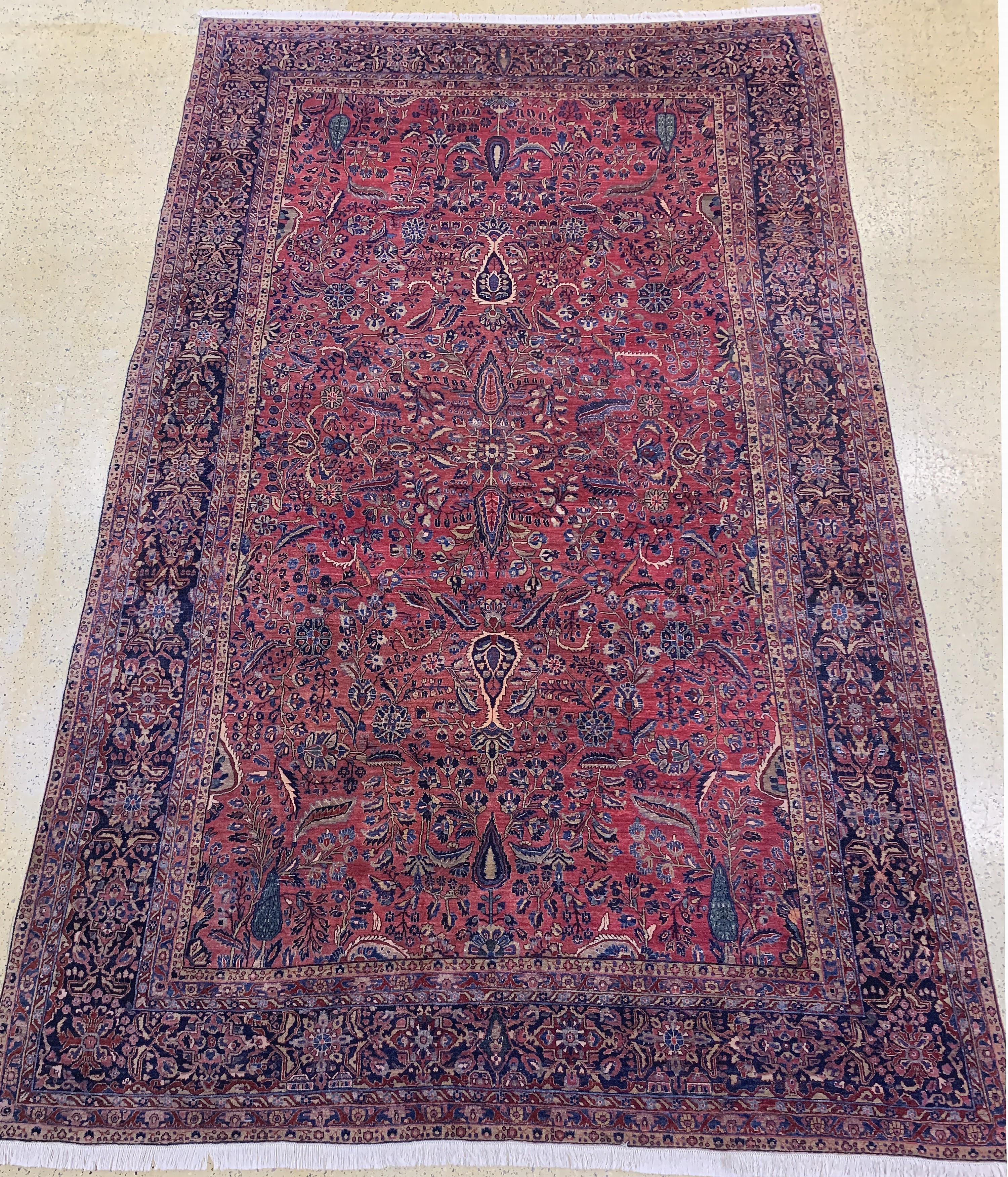 Image 27131613 - Us Re-Import Sarogh, Persien, Anfang 20.Jhd, Wolle auf Baumwolle, ca. 500 x 300 cm,EHZ: ...