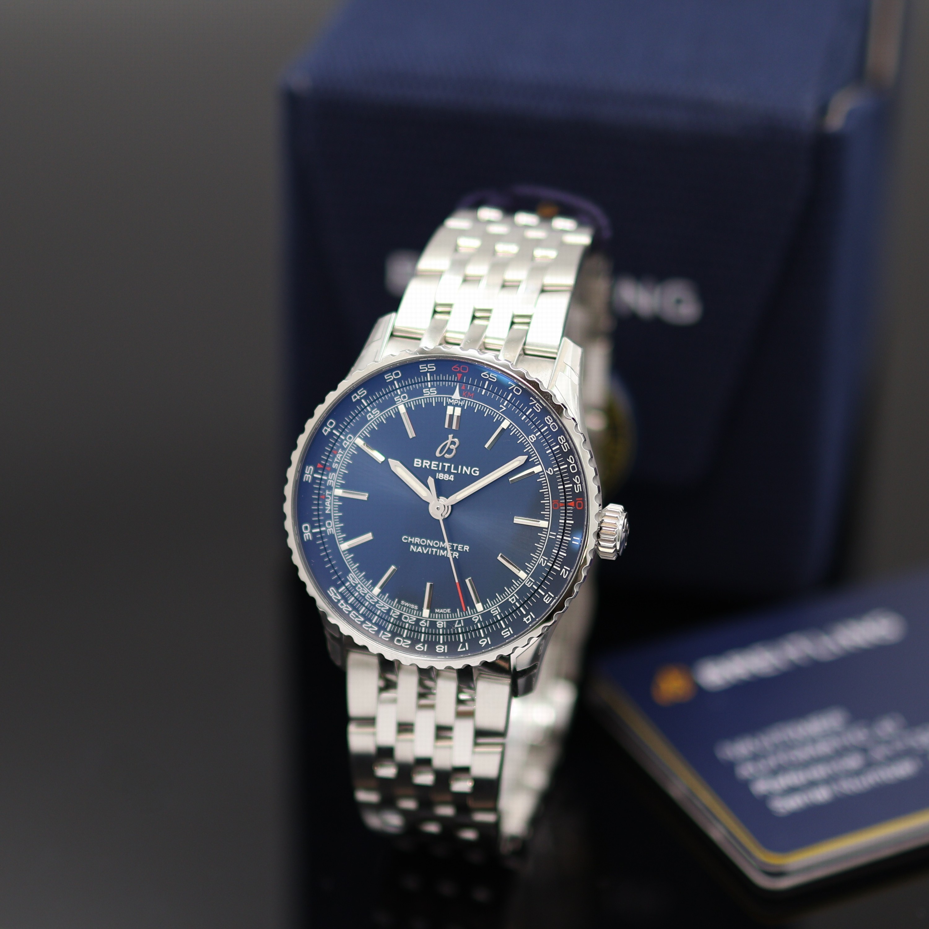 Image 27131667 - BREITLING Navitimer Chronometer ungetragene Herrenarmbanduhr Referenz A17329, Automatik, ...