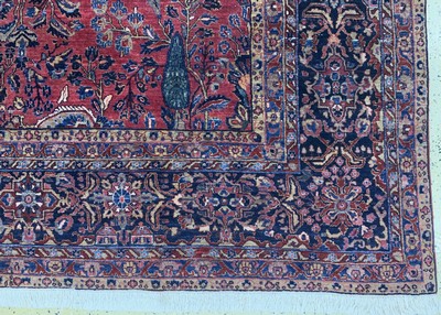 27131613a - Us Re-Import Sarogh, Persien, Anfang 20.Jhd, Wolle auf Baumwolle, ca. 500 x 300 cm,EHZ: ...