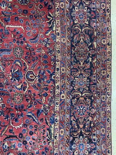 27131613e - Us Re-Import Sarogh, Persien, Anfang 20.Jhd, Wolle auf Baumwolle, ca. 500 x 300 cm,EHZ: ...