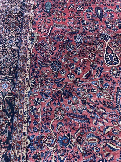27131613h - Us Re-Import Sarogh, Persien, Anfang 20.Jhd, Wolle auf Baumwolle, ca. 500 x 300 cm,EHZ: ...