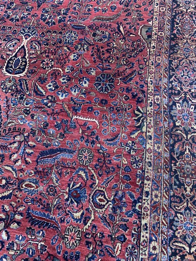 27131613i - Us Re-Import Sarogh, Persien, Anfang 20.Jhd, Wolle auf Baumwolle, ca. 500 x 300 cm,EHZ: ...