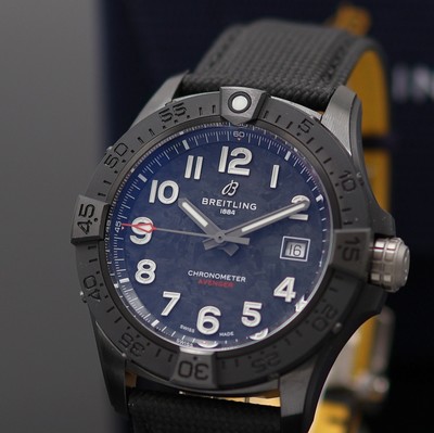 27131615a - BREITLING Avenger Night Mission Chronometer ungetragene Herrenarmbanduhr Referenz S17328, ...