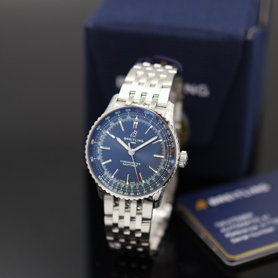 Image BREITLING Navitimer chronometer unworn gents wristwatch reference A17329, self winding, ...