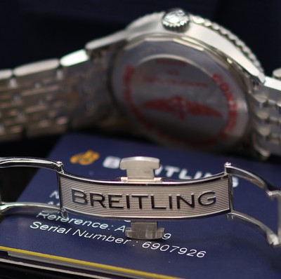 27131667d - BREITLING Navitimer Chronometer ungetragene Herrenarmbanduhr Referenz A17329, Automatik, ...