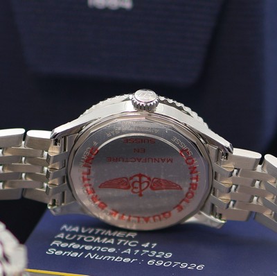 27131667e - BREITLING Navitimer Chronometer ungetragene Herrenarmbanduhr Referenz A17329, Automatik, ...