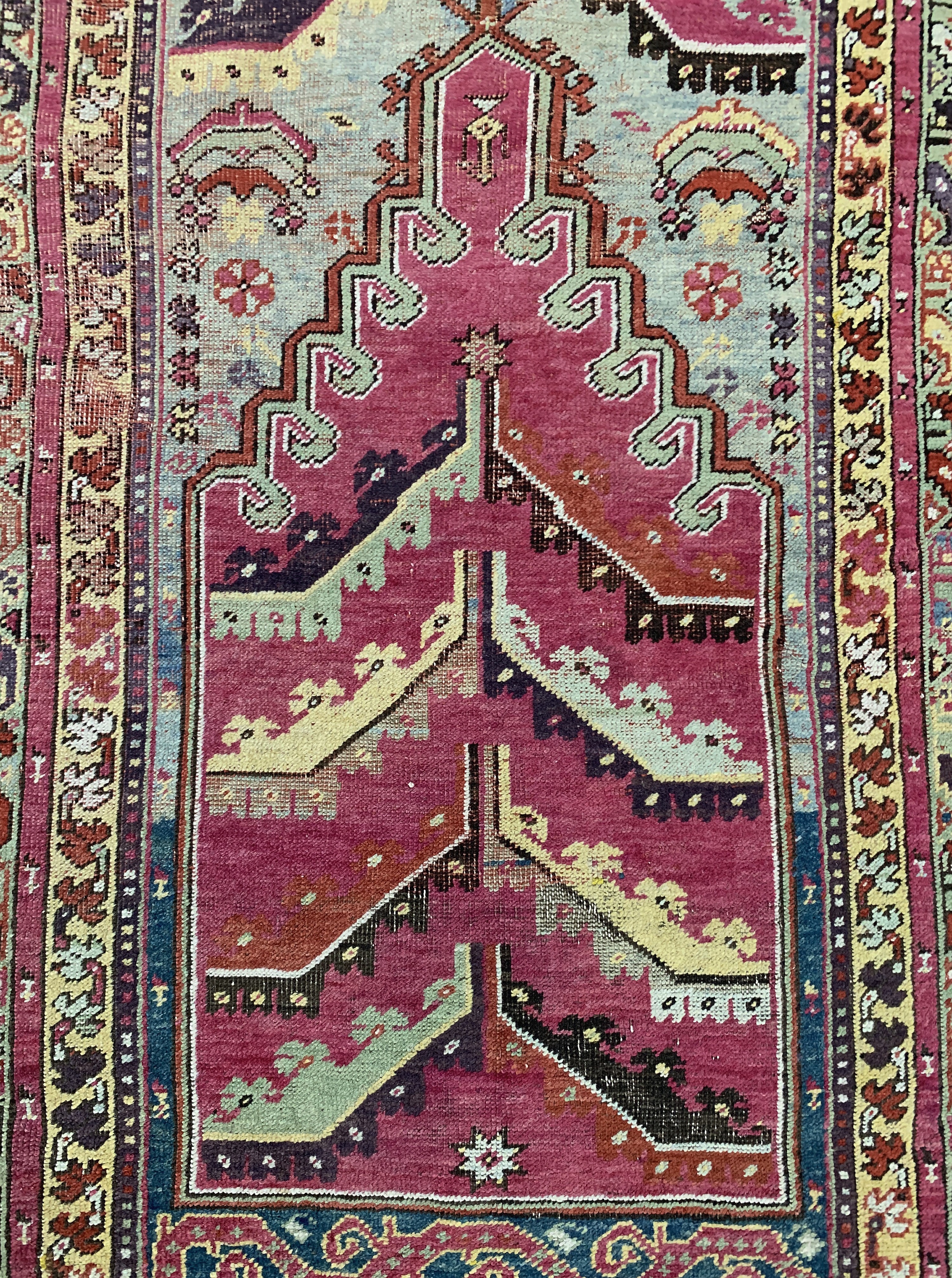 Detail d: Mucur antik, Türkei, 19.Jhd, Wolle auf Wolle, ca. 162 x 100 cm, EHZ: 3