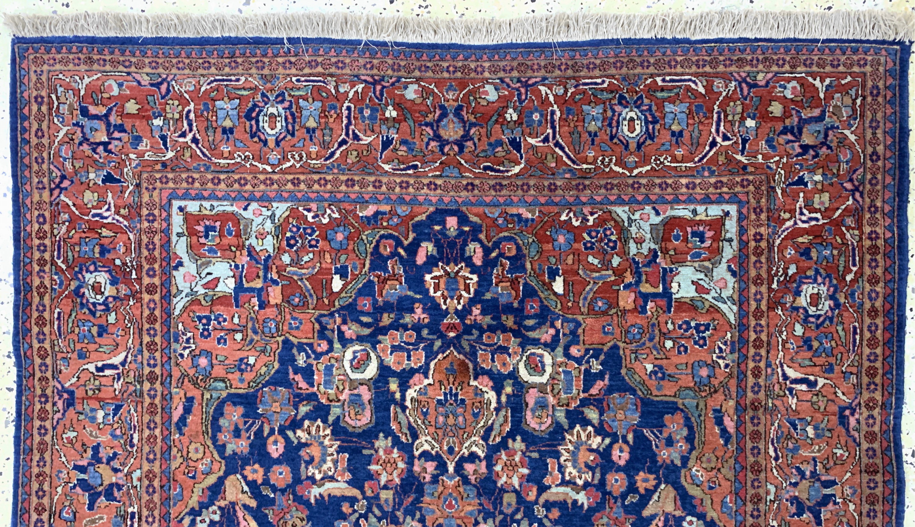 Detail a: Keschan Kork fein, Persien, Anfang 20.Jhd, Korkwolle auf Baumwolle, ca. 210 x 132 cm, EHZ: 2