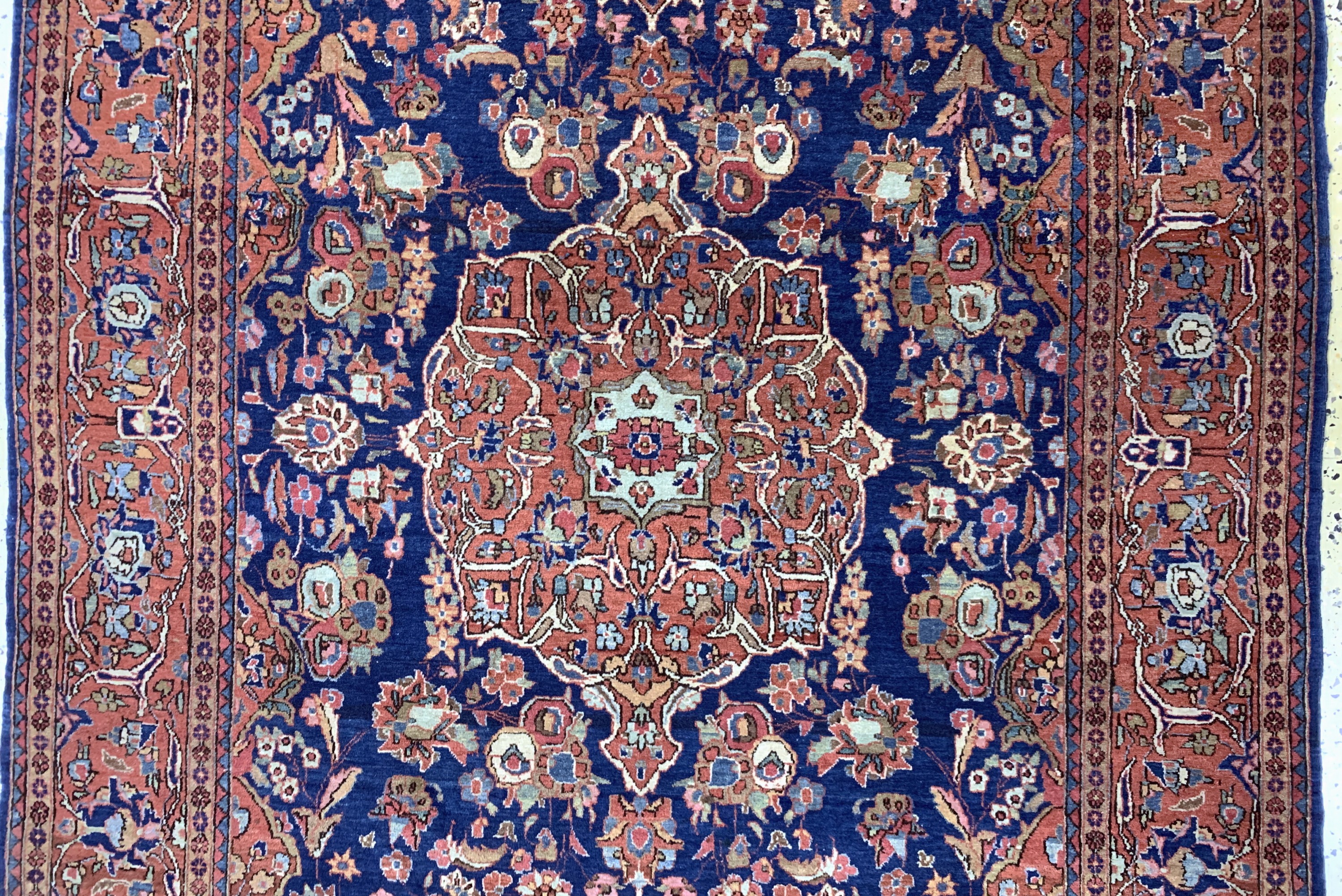 Detail b: Keschan Kork fein, Persien, Anfang 20.Jhd, Korkwolle auf Baumwolle, ca. 210 x 132 cm, EHZ: 2