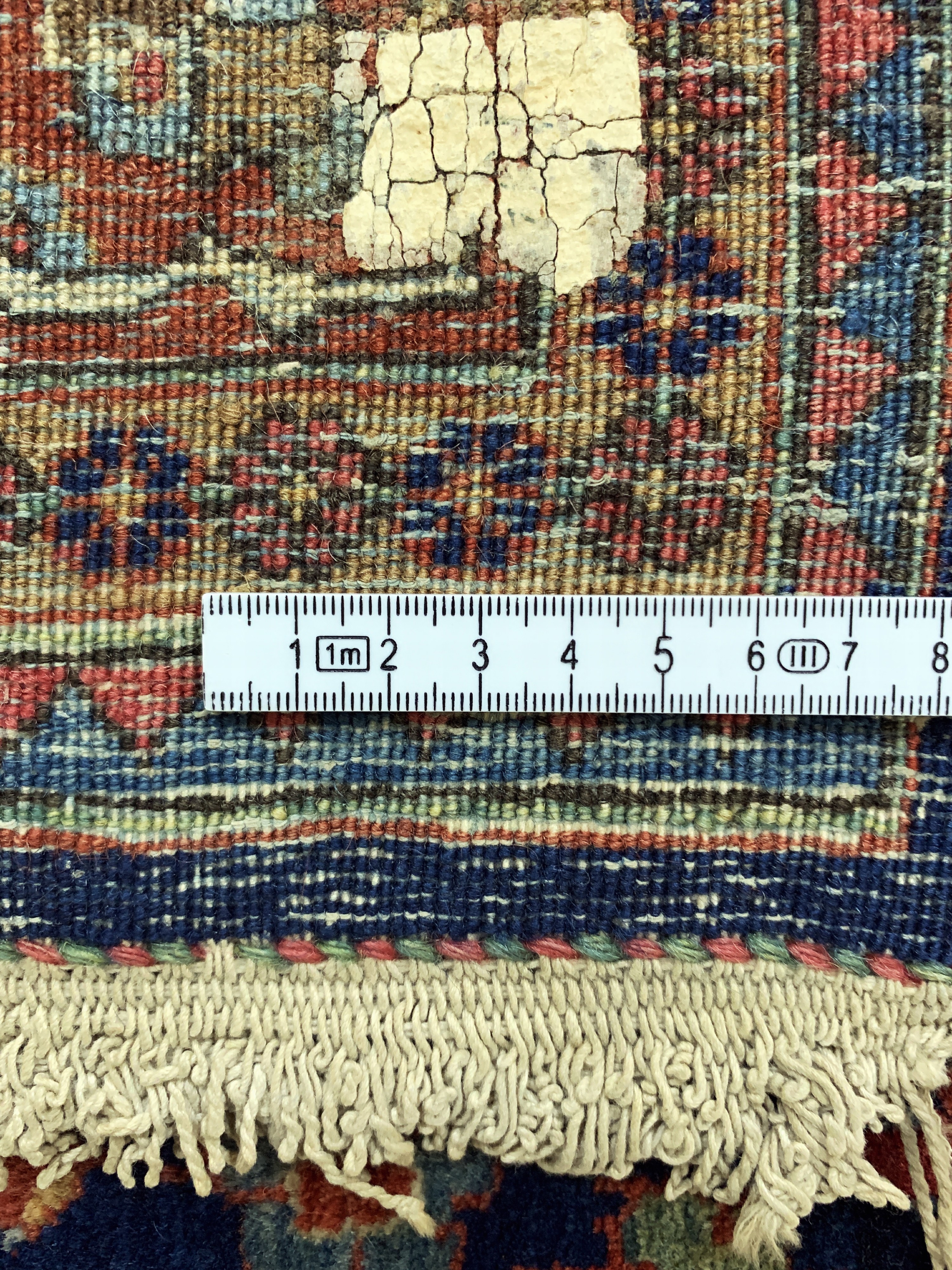 Detail f: Keschan Kork fein, Persien, Anfang 20.Jhd, Korkwolle auf Baumwolle, ca. 210 x 132 cm, EHZ: 2