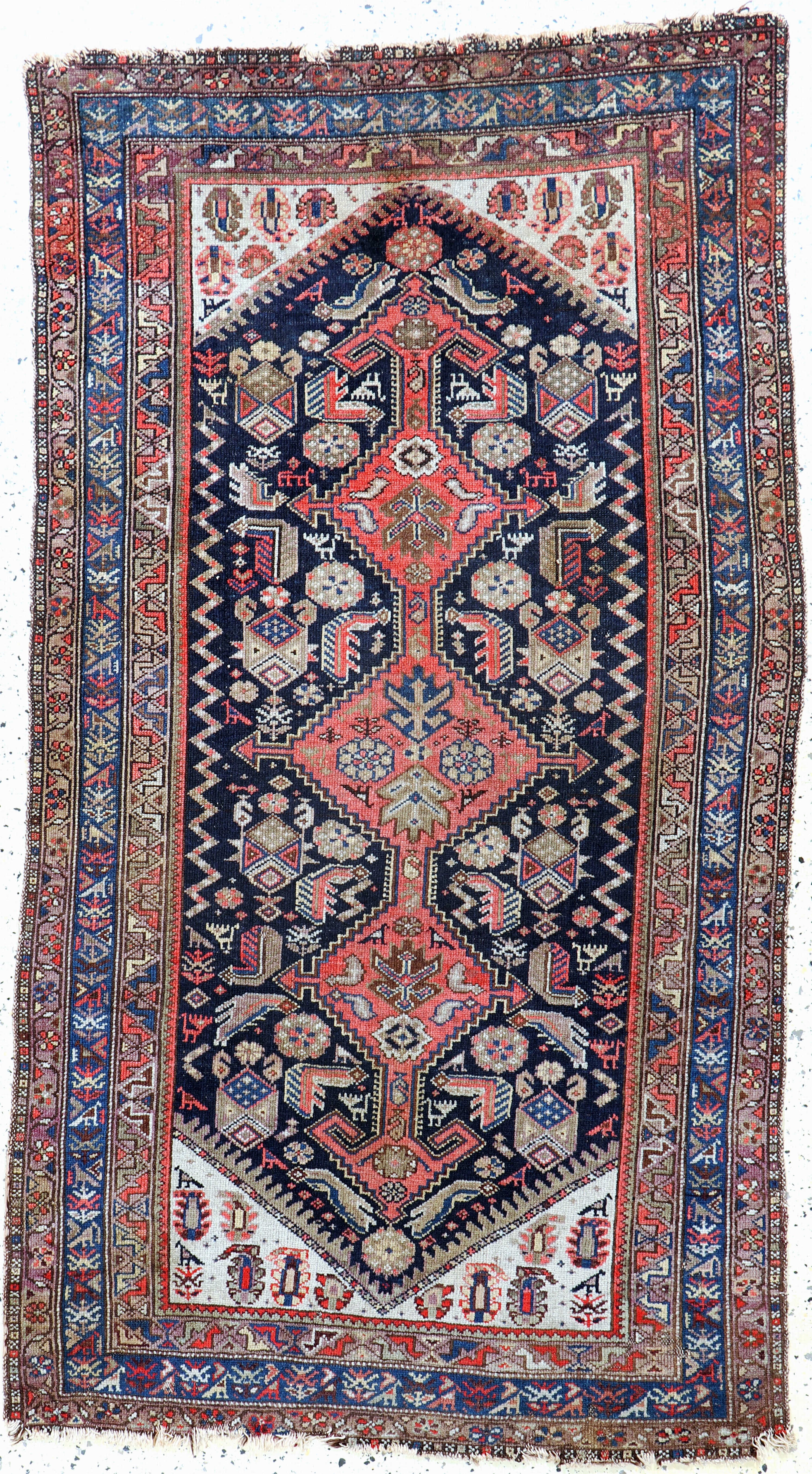 Image 27131744 - Malayer antique, Persia, around 1900, wool on cotton, approx. 192 x 107 cm, condition: ...