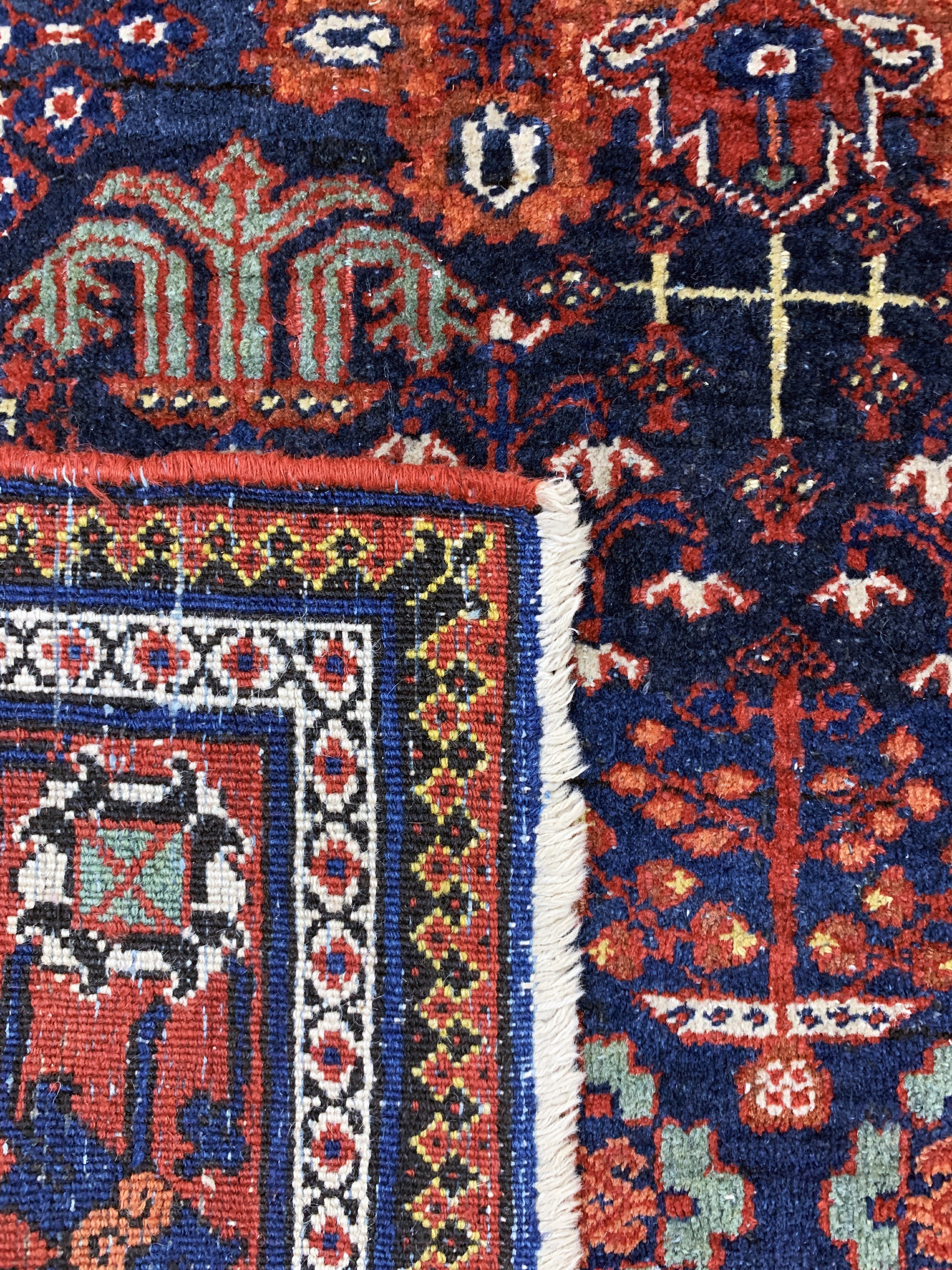Detail f: Djoschagan, Persien, Anfang 20.Jhd, Wolle auf Baumwolle, ca. 201 x 134 cm, EHZ: 2-3