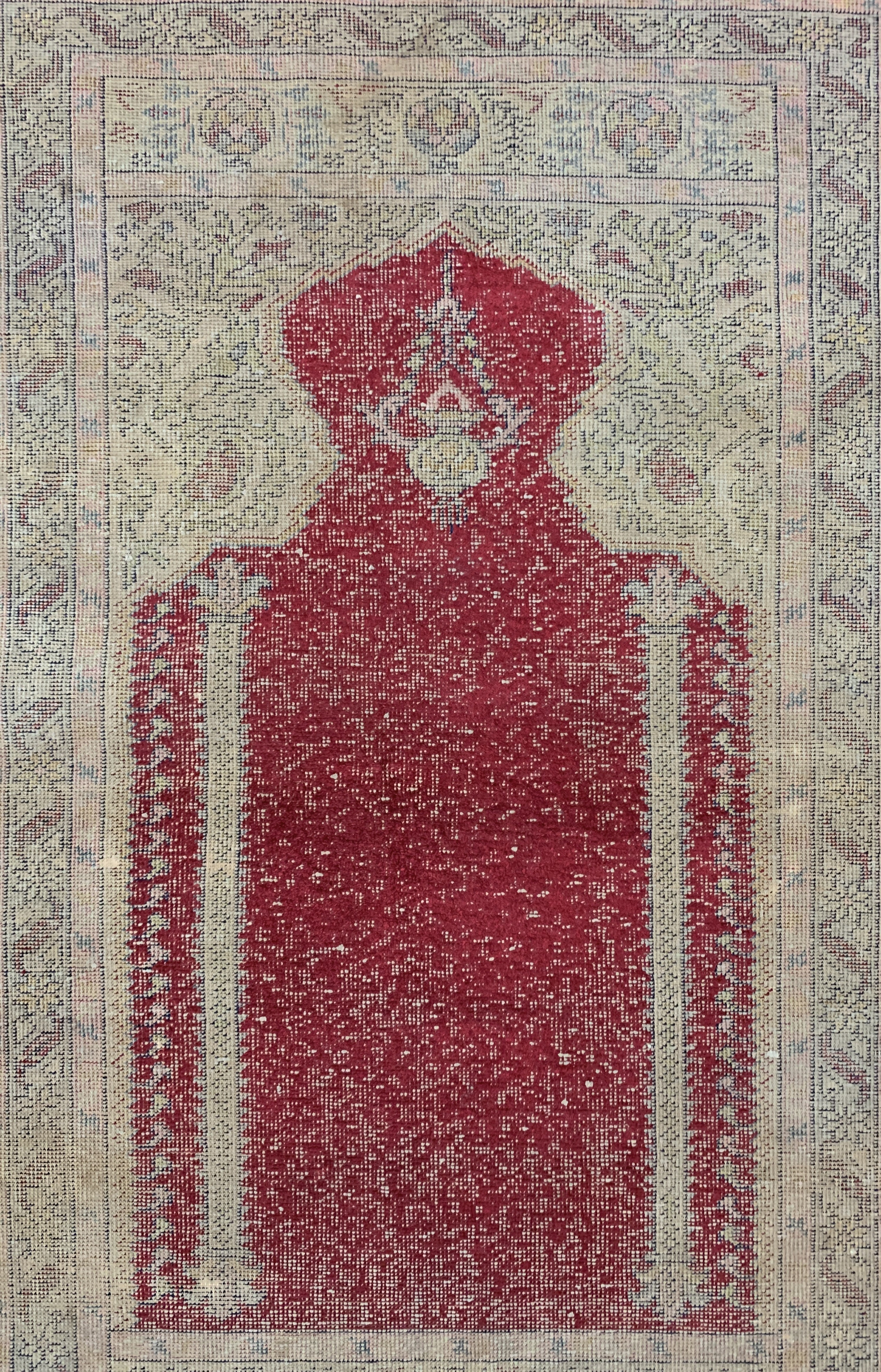 Detail c: Panderma antik, Türkei, 19.Jhd, merzerisierte Baumwolle, ca. 151 x 109 cm, EHZ: 3
