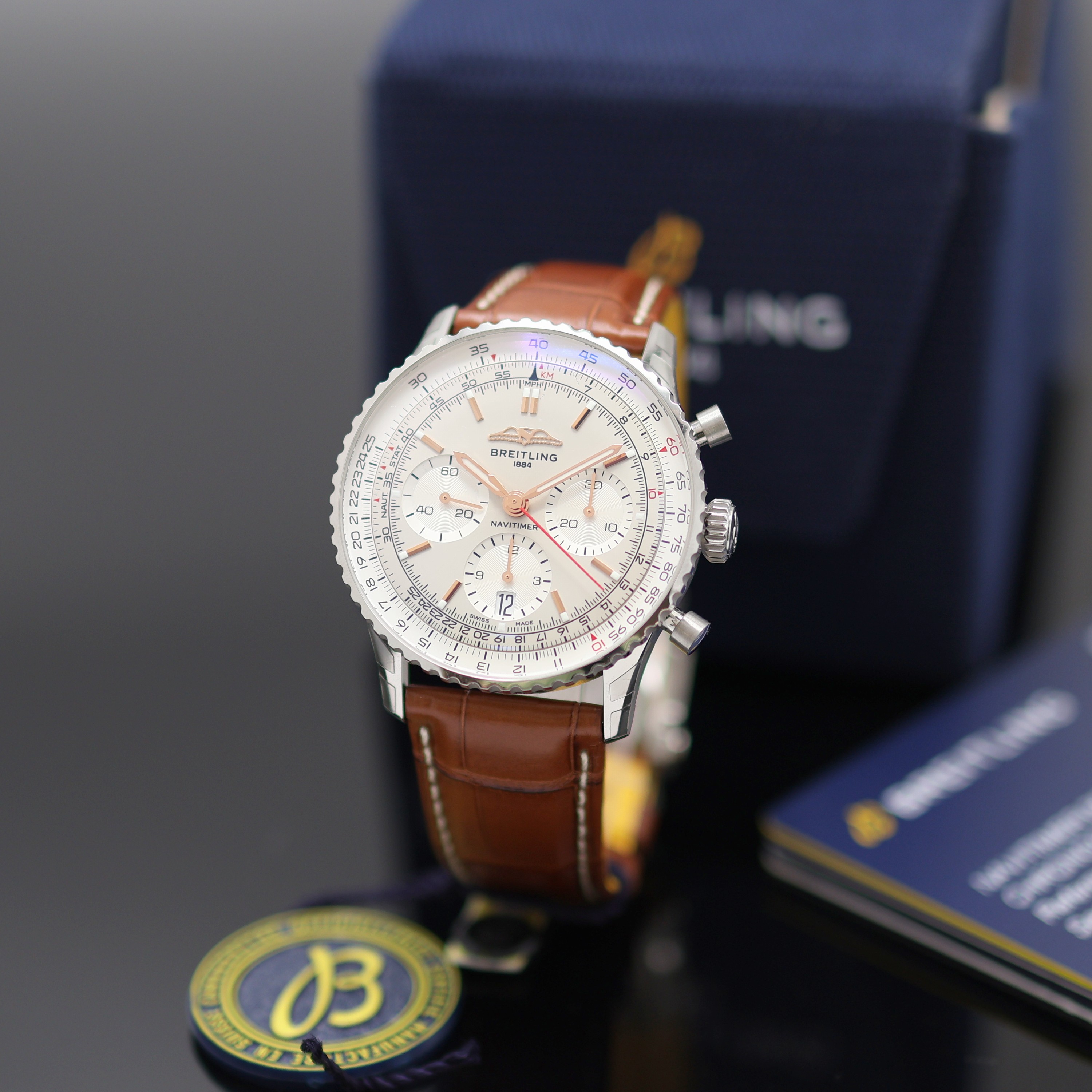 Image 27131747 - BREITLING Navitimer B01 Chronometer ungetragener Armbandchronograph Referenz AB0139, ...