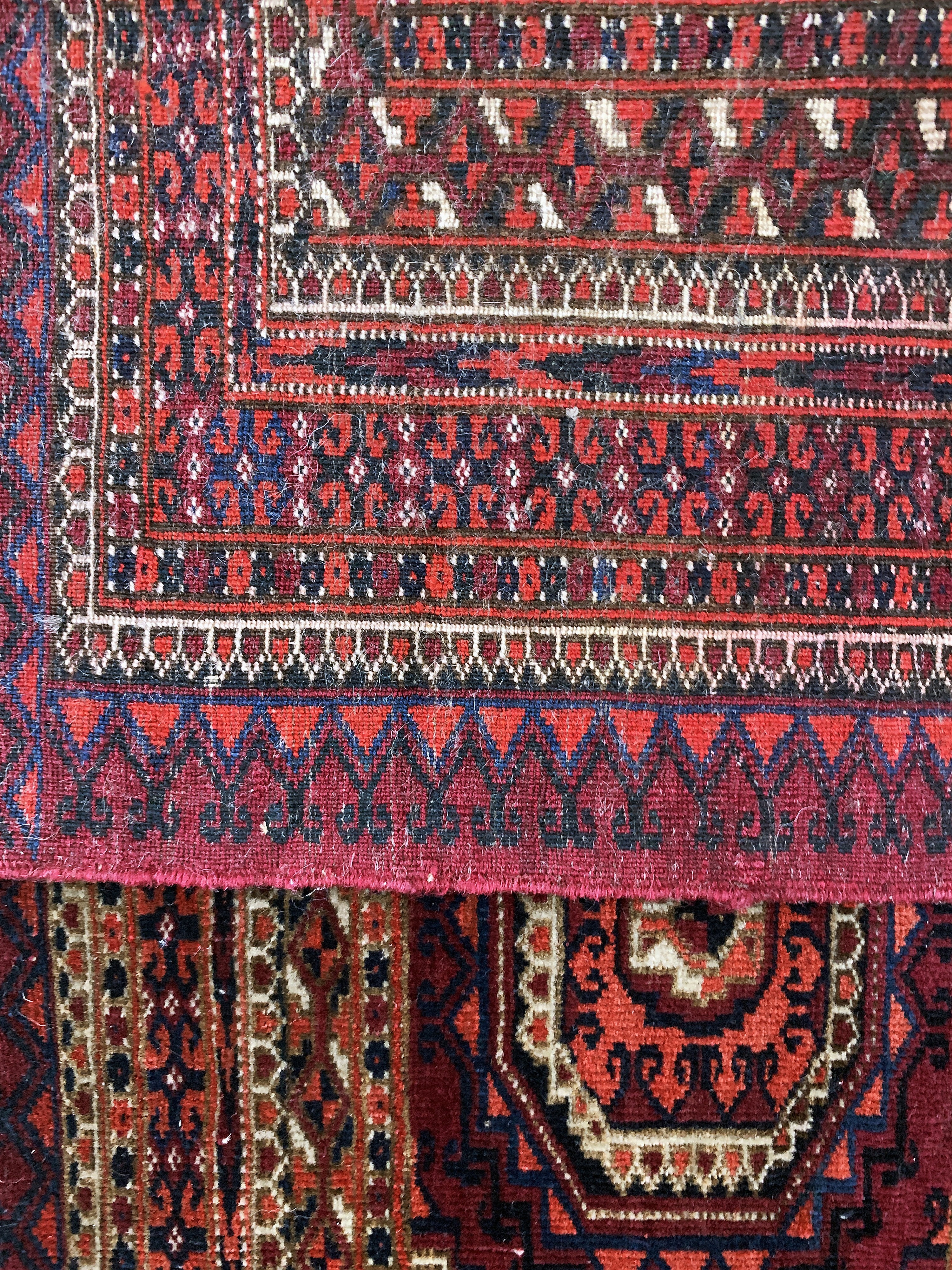 Detail f: 2 Lots Torba antik, Turkmenistan, 19.Jhd, Wolle auf Wolle, ca. 106 x 37 cm, EHZ: 2-3