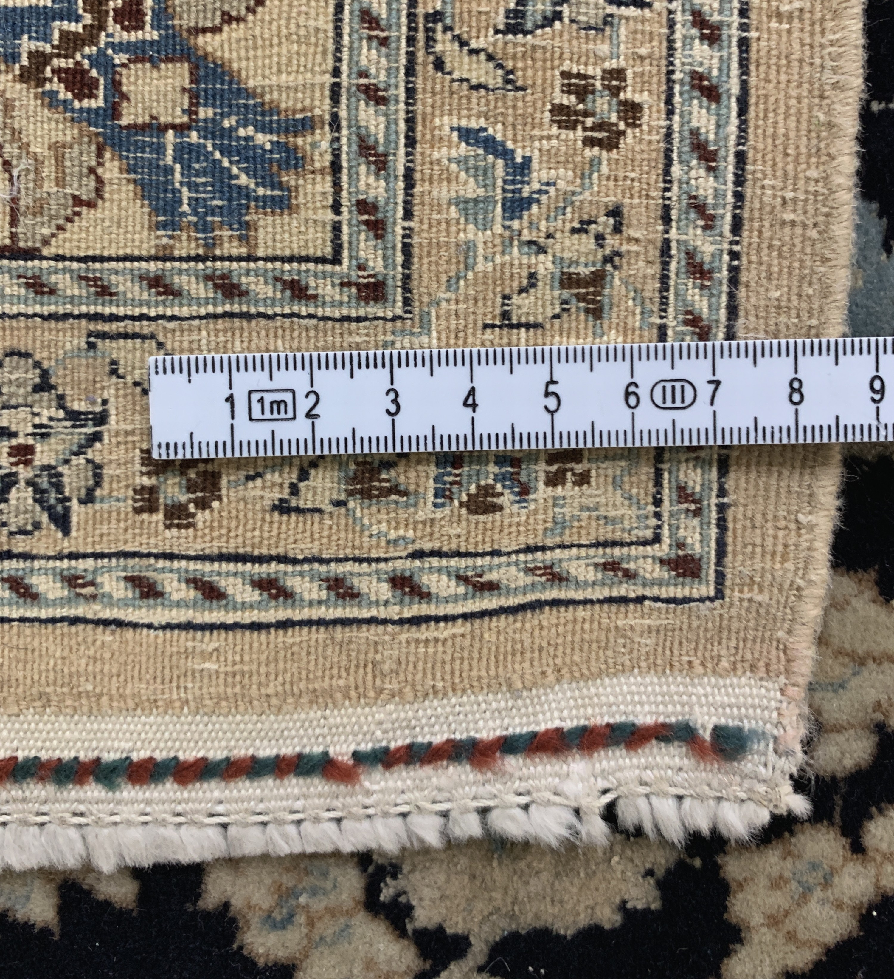Detail f: Nain fein(6 La), Persien, Mitte 20.Jhd, Korkwolle mit Seide, ca. 193 x 118 cm, ca. 1,0Mio. Kn/qm, EHZ: 2