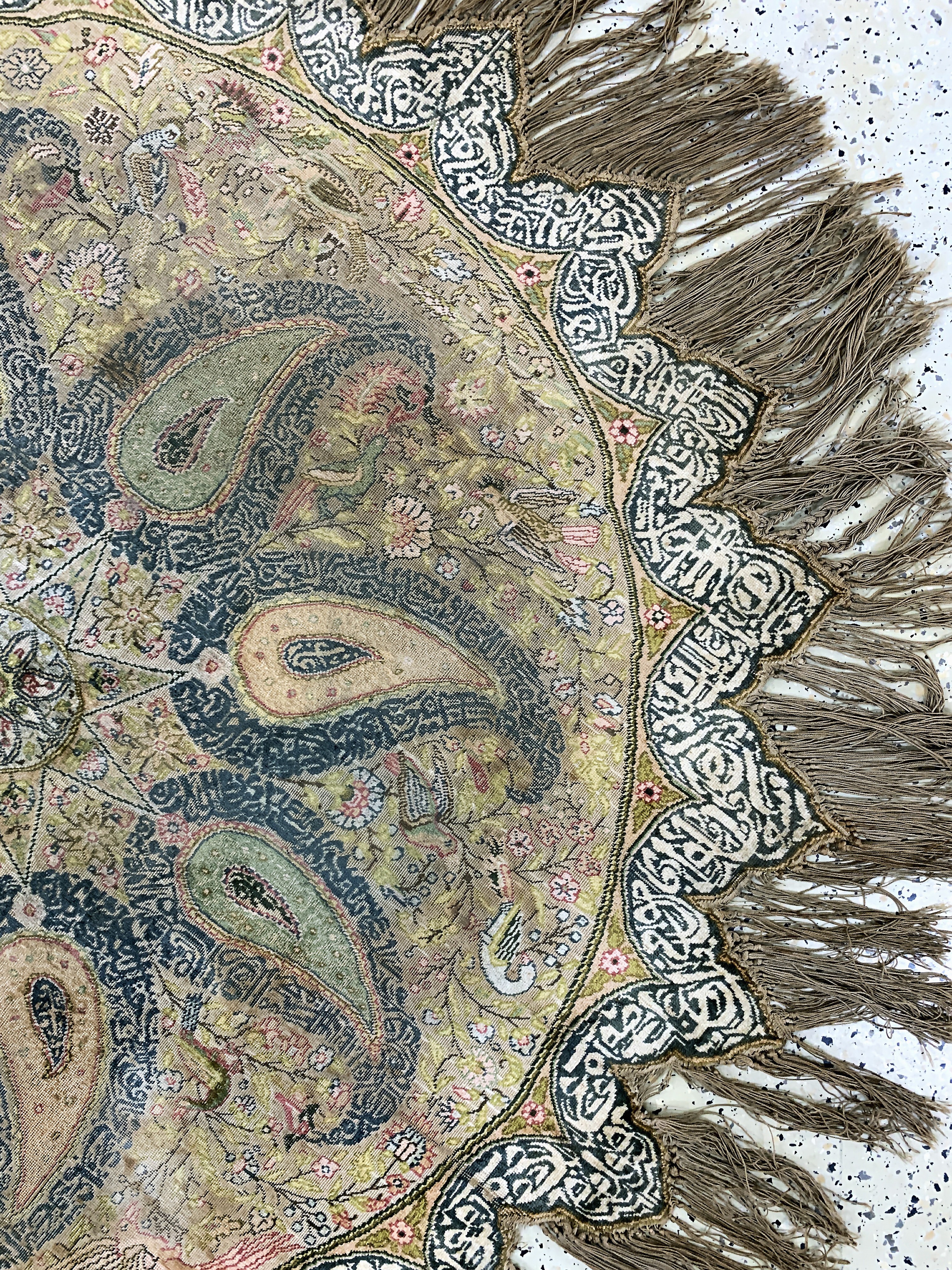 Detail a: Kayseri Flosch, Türkei, um 1900, merzerisierte Baumwolle, durchmesser: ca. 145 cm, EHZ: 4