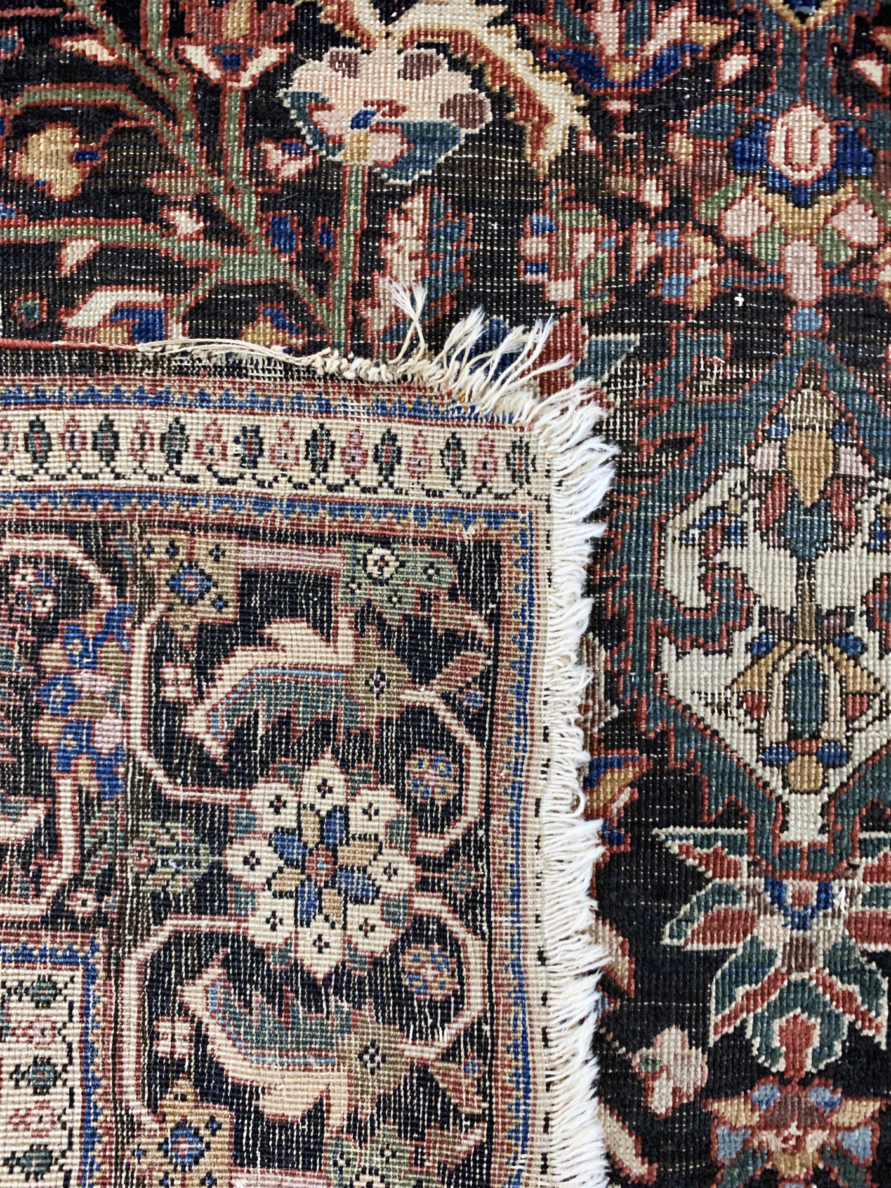 Detail f: Farahan antik, Persien, 19.Jhd, Wolle auf Baumwolle, ca. 191 x 126 cm, EHZ: 4