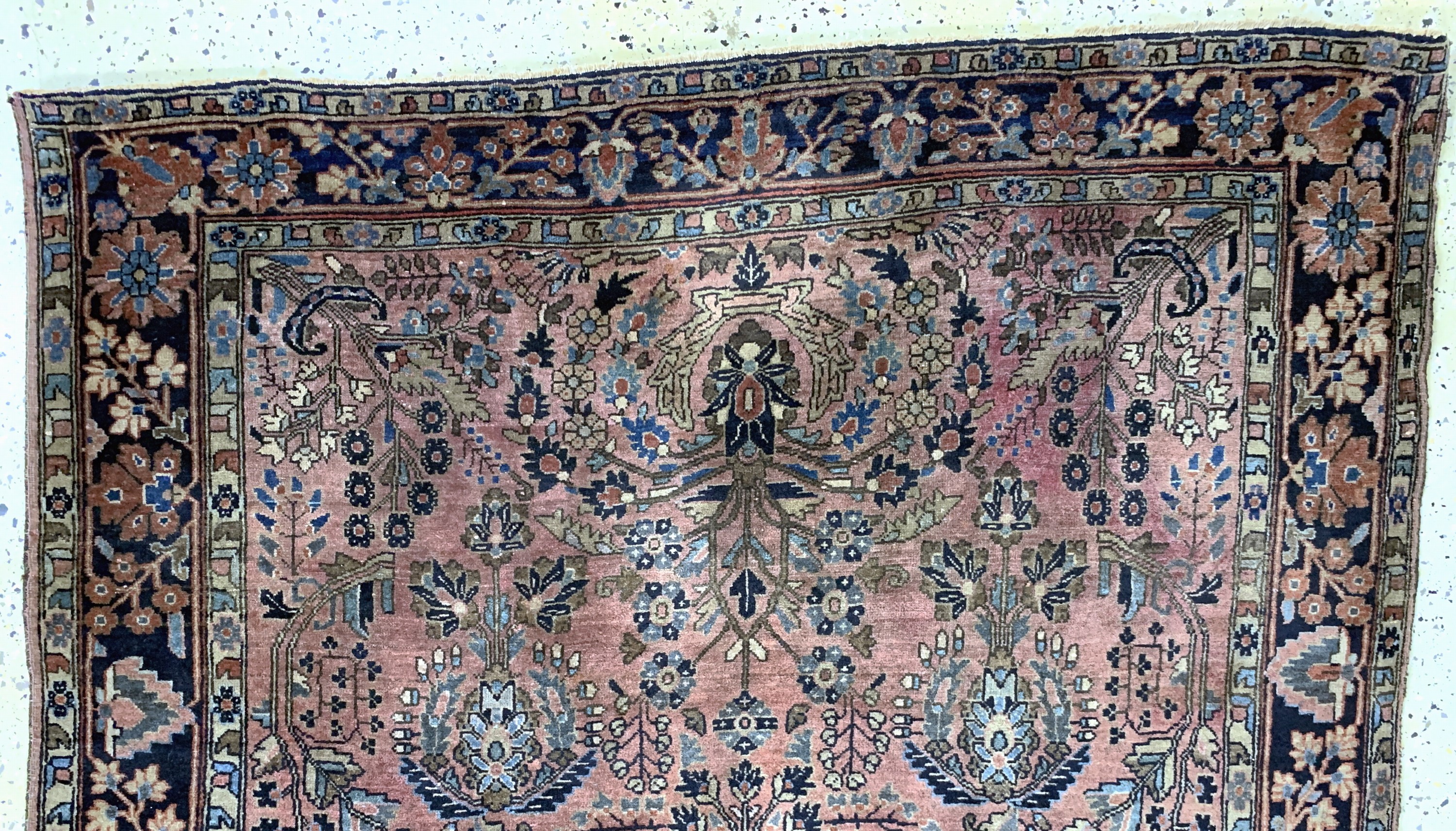 Detail a: Us Re-Import Sarogh antik, Persien, um 1900, Wolle auf Baumwolle, ca. 212 x 130 cm, EHZ: 3