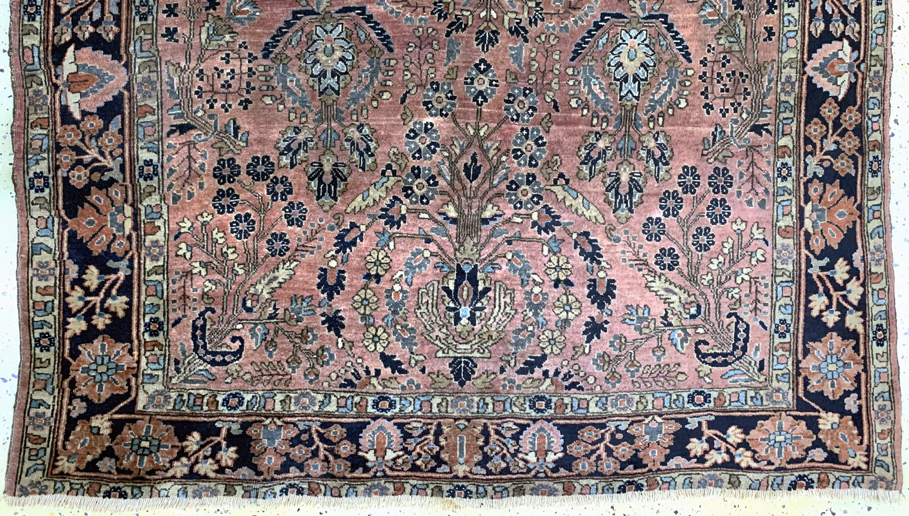Detail c: Us Re-Import Sarogh antik, Persien, um 1900, Wolle auf Baumwolle, ca. 212 x 130 cm, EHZ: 3