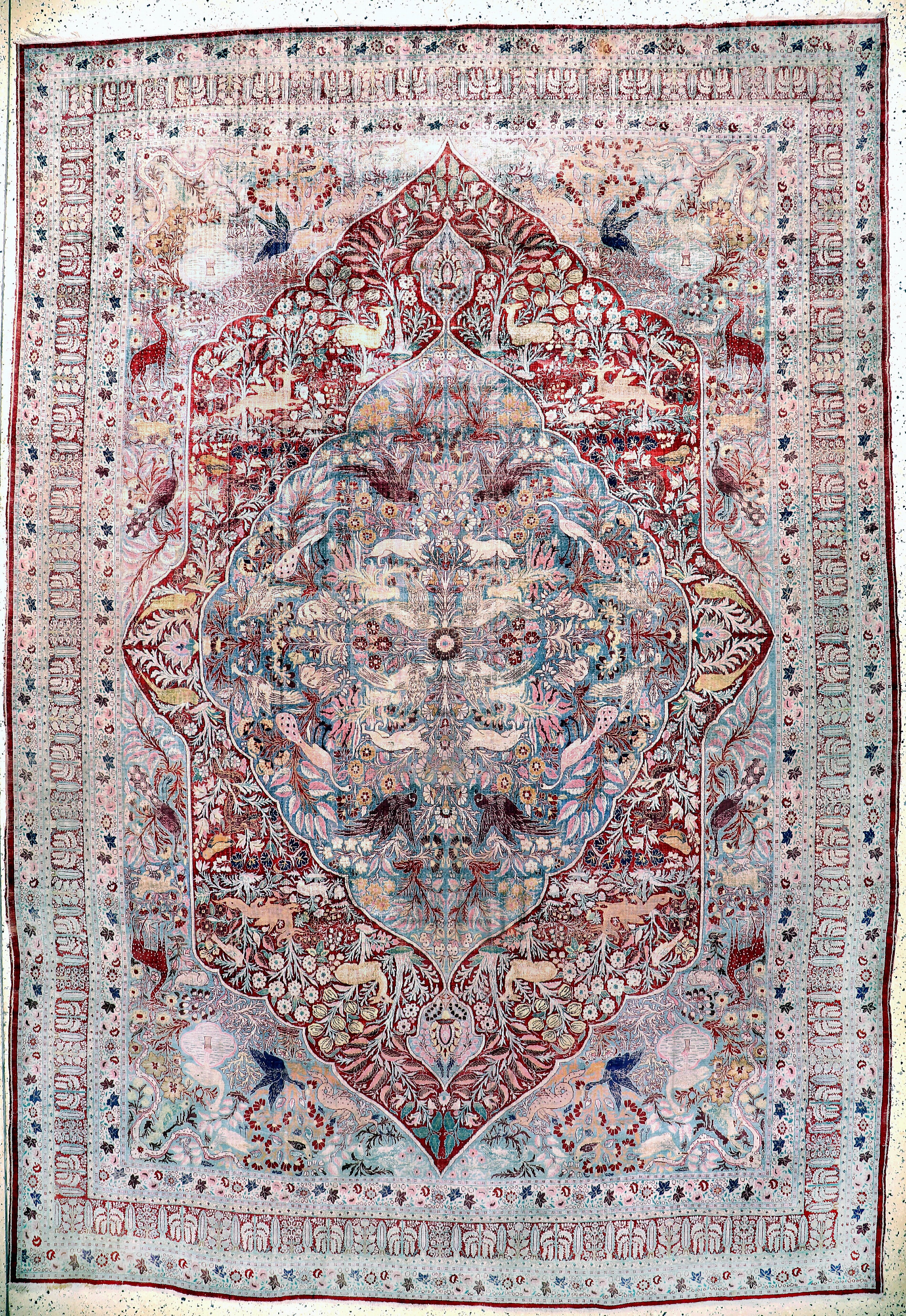 Image 27131762 - Seiden Täbriz antik, Persien, 19.Jhd, reineNaturseide, ca. 401 x 278 cm, ...