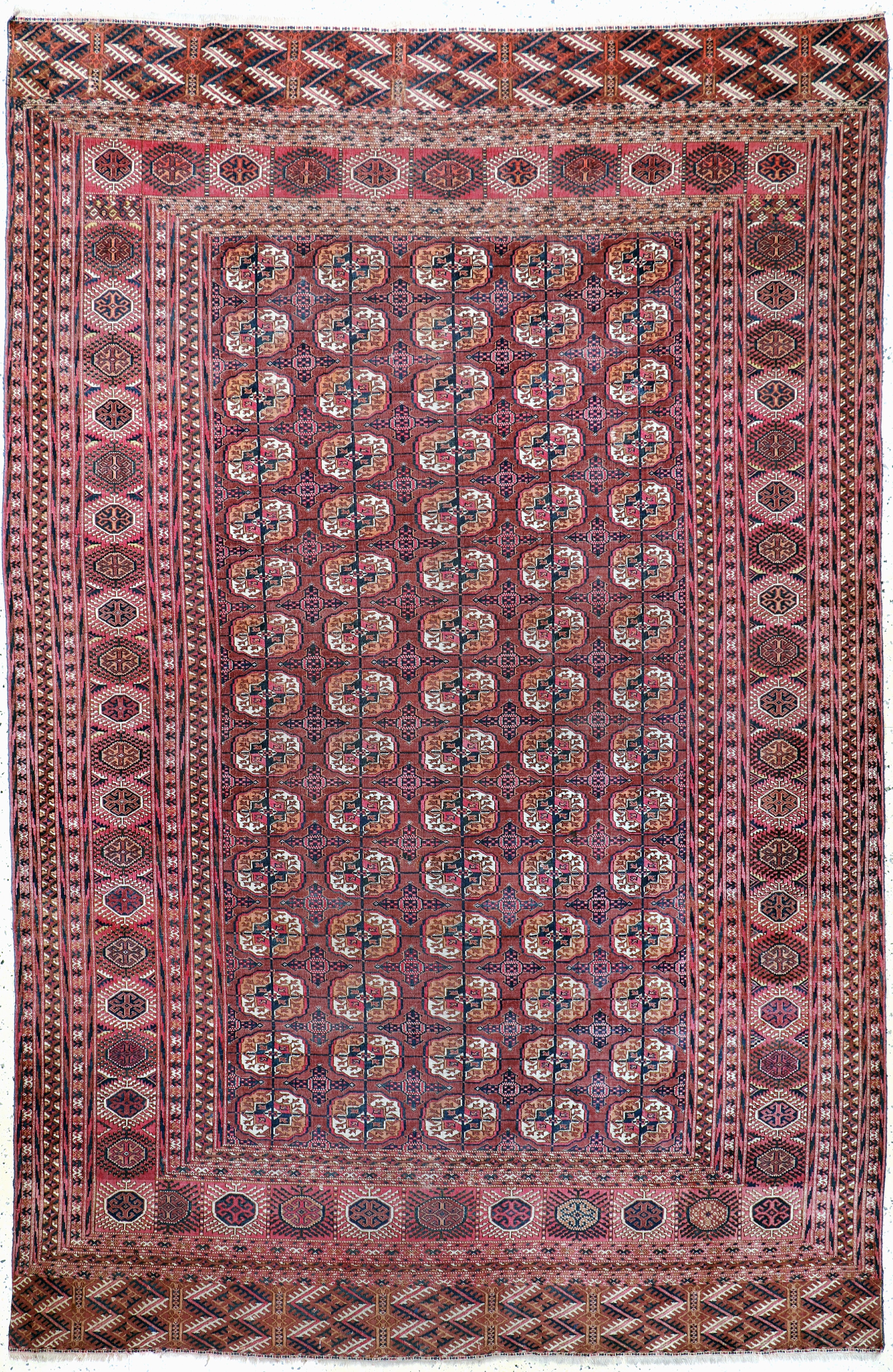 Image 27131763 - Tekke´Hauptteppich´antik, Turkmenistan, 19.Jhd, Wolle auf Wolle, ca. 323 x 213 cm, EHZ: ...