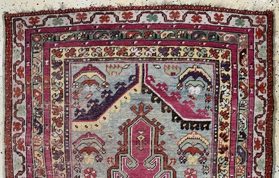 27131741a - Mucur antik, Türkei, 19.Jhd, Wolle auf Wolle, ca. 162 x 100 cm, EHZ: 3 Schätzpreis: ...