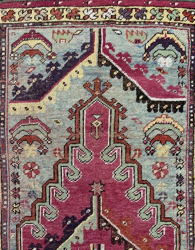 27131741c - Mucur antik, Türkei, 19.Jhd, Wolle auf Wolle, ca. 162 x 100 cm, EHZ: 3 Schätzpreis: ...